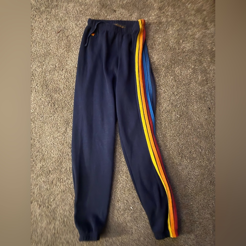 Aviator Nation Sweatpants 5 Stripes- XS